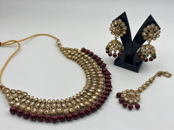 Geetika in Maroon